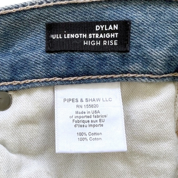 NWT Veronica Beard Dylan Straight Leg Step Hem Jeans in Sunset Pier Size 24 - Picture 9 of 15